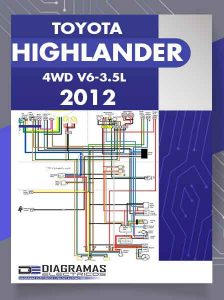 Diagrama Eléctrico TOYOTA HIGHLANDER 4WD V6-3.5L 2012