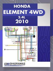 Diagrama Eléctrico HONDA ELEMENT 4WD 2.4L 2010