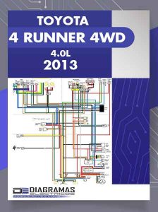 Diagrama Eléctrico TOYOTA 4 RUNNER 4WD 4.0L 2013