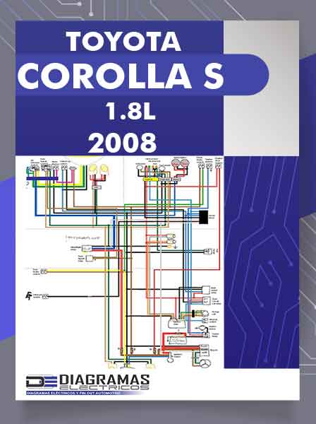 Diagramas Eléctricos TOYOTA COROLLA S 1.8L 2008