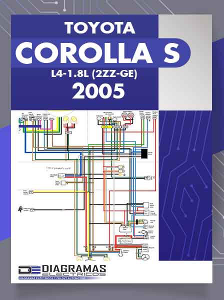 Diagramas Eléctricos TOYOTA COROLLA S L4-1.8L (2ZZ-GE) 2005