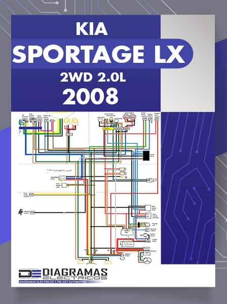 Diagrama Eléctrico KIA SPORTAGE LX 2WD 2.0L 2008