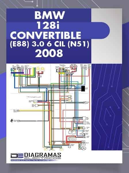 Diagrama Eléctrico BMW 128I 2008 CONVERTIBLE (E88) 3.0L 6 Cil (N51)