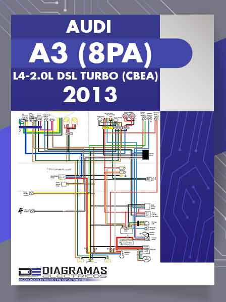 Diagrama Eléctrico AUDI A3 (8PA) L4-2.0L DSL TURBO (CBEA) 2013
