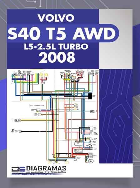 Diagrama Eléctrico VOLVO S40 T5 AWD L5-2.5 TURBO 2008