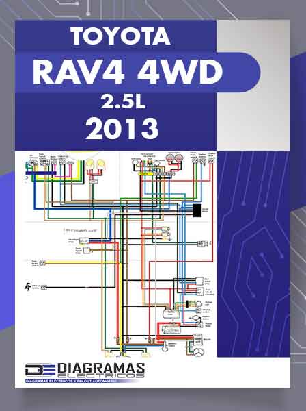 Diagrama Eléctrico TOYOTA RAV4 4WD 2.5L 2013