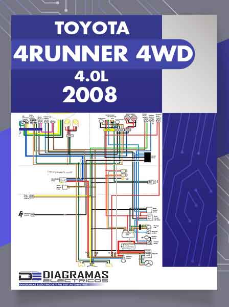 Diagrama Eléctrico TOYOTA 4RUNNER 4WD 4.0L 2008