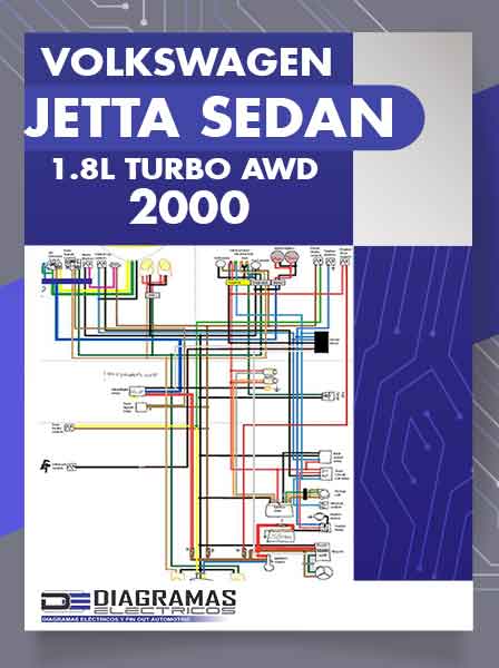 Diagrama Eléctrico VOLKSWAGEN JETTA SEDAN 1.8L TURBO AWD 2000