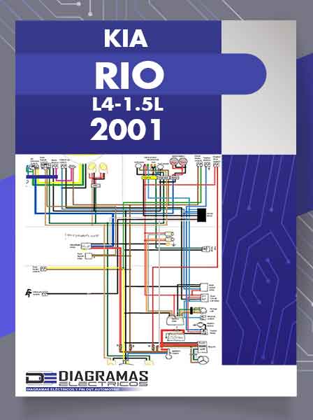 Diagramas Eléctricos KIA RIO L4 1.5L 2001