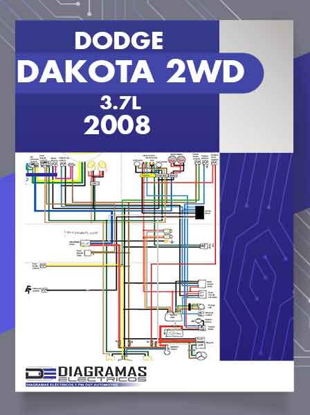Diagramas Eléctricos DODGE DAKOTA 2WD 3.7L 2008