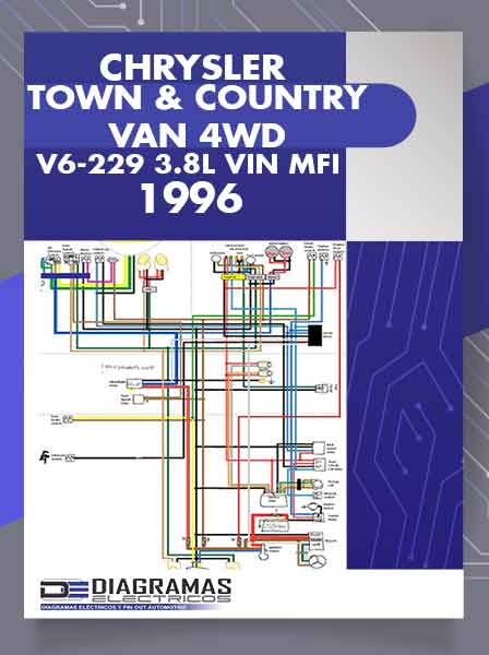 Diagramas Eléctricos CHRYSLER TRUCK TOWN & COUNTRY VAN 4WD V6-229 3.8L VIN L MFI 1996