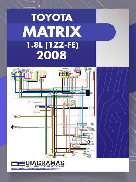 Diagramas Eléctricos TOYOTA MATRIX 1.8L (1ZZ-FE) 2008