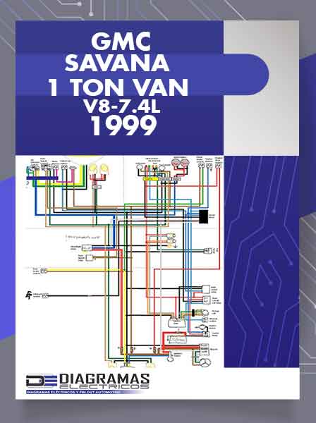 Diagramas Eléctricos GMC SAVANA 1 TON VAN V8 7.4L 1999