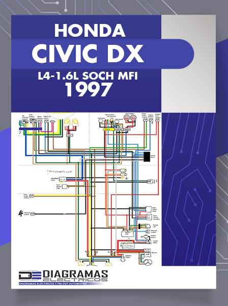 Diagramas Eléctricos HONDA CIVIC DX L4-1.6L SOHC MFI 1997