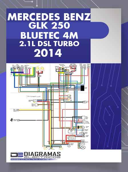 Diagramas Eléctricos MERCEDES BENZ GLK 250 BLUETEC 4M 2.1L DSL TURBO 2014