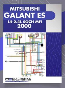 Diagramas Eléctricos MITSUBISHI GALANT ES L4-2.4L SOHC MFI 2000