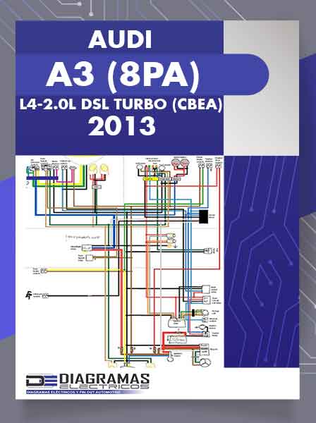 Diagramas Eléctricos AUDI A3 (8PA) L4-2.0L DSL TURBO (CBEA) 2013
