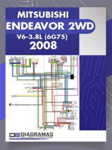 Diagramas Eléctricos MITSUBISHI ENDEAVOR 2WD V6-3.8L (6G75) 2008