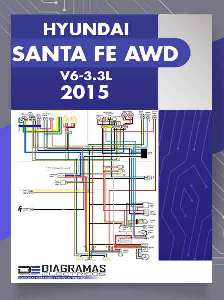 Diagramas Eléctricos HYUNDAI SANTA FE AWD V6-3.3L 2015