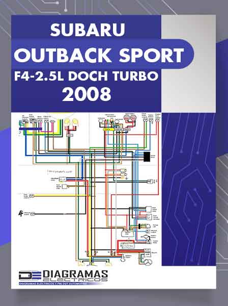 Diagrama Eléctrico SUBARU OUTBACK F4-2.5L DOHC TURBO 2008