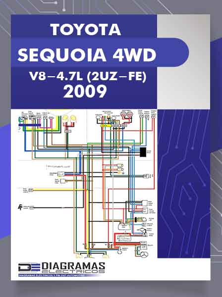 Diagramas Eléctricos TOYOTA SEQUOIA 4WD V8-4.7L (2UZ-FE) 2009