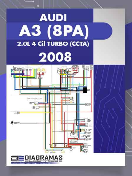 Diagramas Eléctricos AUDI A3 (8PA) 2.0L 4 Cil TURBO (CCTA) 2008