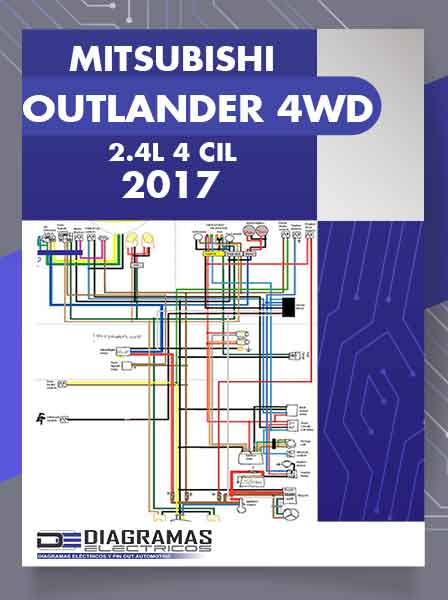 Diagramas Eléctricos MITSUBISHI OUTLANDER 4WD 2.4L 4 Cil 2017