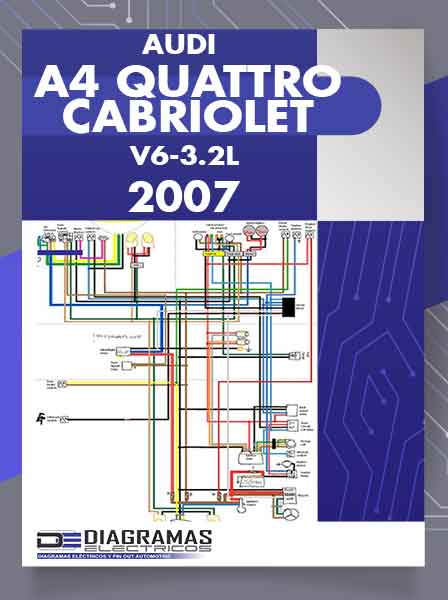 Diagramas Eléctricos AUDI A4 QUATTRO CABRIOLET (8HE) V6-3.2L (BKH) 2007