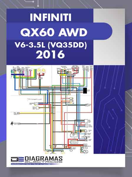 Diagramas Eléctricos INFINITI QX60 AWD V6-3.5L (VQ35DD) 2016