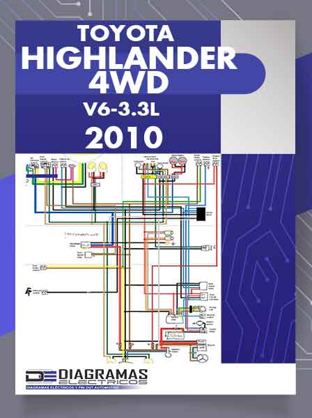 Diagramas Eléctricos TOYOTA HIGHLANDER 4WD V6-3.3L (3MZ-FE) HYBRID 2010