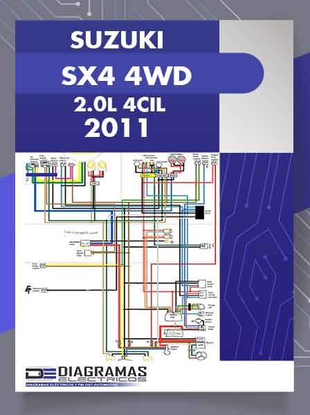 Diagramas Eléctricos SUZUKI SX4 4WD 2.0L 4 CIL 2011