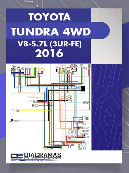 Diagramas Eléctricos TOYOTA TUNDRA 4WD V8-5.7L (3UR-FE) 2016