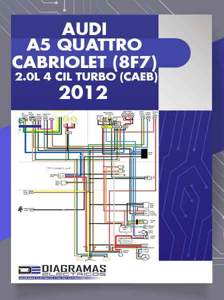 Diagramas Eléctricos AUDI A5 QUATTRO CABRIOLET 2.0L 4 CIL TURBO (CAEB) 2012