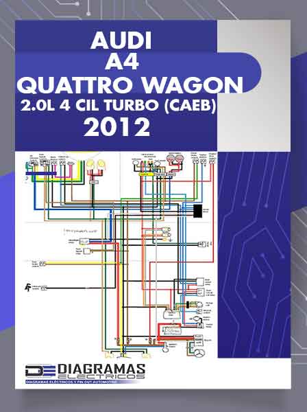Diagramas Eléctricos AUDI A4 QUATTRO WAGON (8K5) 2.0L 4CIL TURBO (CAEB) 2012