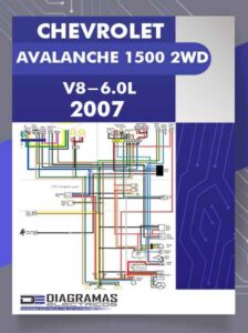 Diagramas Eléctricos CHEVROLET AVALANCHE 1500 2WD V8-6.0L 2007