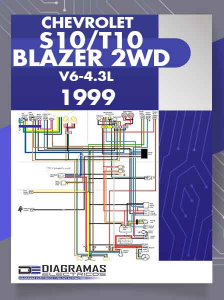 Diagramas Eléctricos CHEVROLET S10_T10 BLAZER 2WD V6-4.3L VIN W 1999