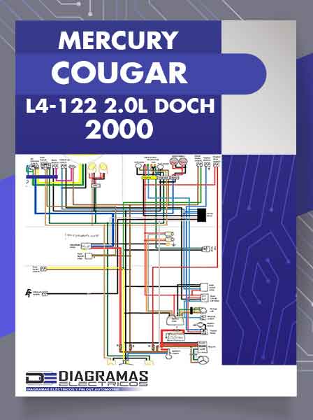 Diagramas Eléctricos MERCURY COUGAR L4-122 2.0L DOHC VIN 3 SFI 2000