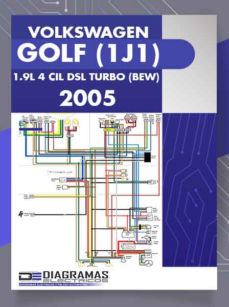 Diagramas Eléctricos VOLKSWAGEN GOLF (1J1) 1.9L 4 CIL DSL TURBO (BEW) 2005