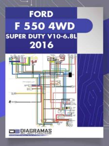 Diagramas Eléctricos FORD F 550 4WD SUPER DUTY V10-6.8L 2016