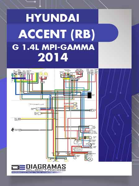 Diagramas Eléctricos HYUNDAI ACCENT (RB) G 1.4L MPI-GAMMA 2014
