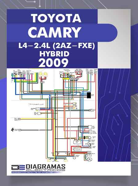 Diagramas Eléctricos TOYOTA CAMRY L4-2.4L (2AZ-FXE) HYBRID 2009