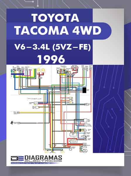 Diagramas Eléctricos TOYOTA TACOMA 4WD V6-3.4L (5VZ-FE) 1996