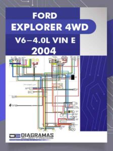 FORD EXPLORER 4WD V6-4.0L VIN E 2004