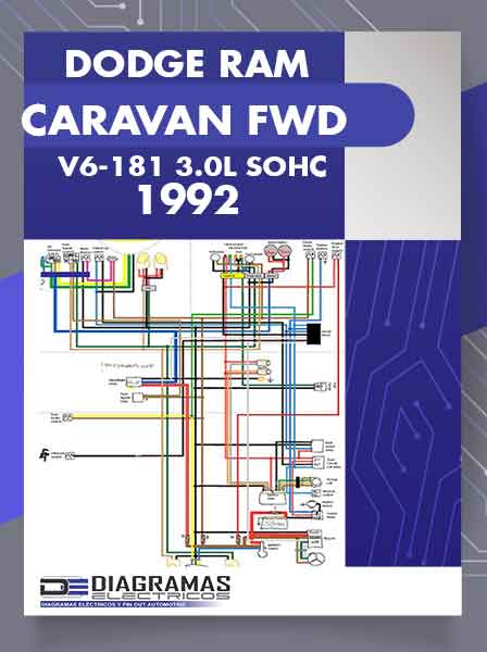 Diagramas Eléctricos DODGE RAM CARAVAN FWD V6-181 3.0L SOHC 1992