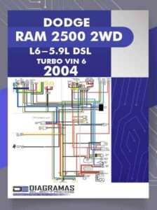 Diagramas Eléctricos DODGE RAM 2500 2WD L6-5.9L DSL TURBO VIN 6 2004