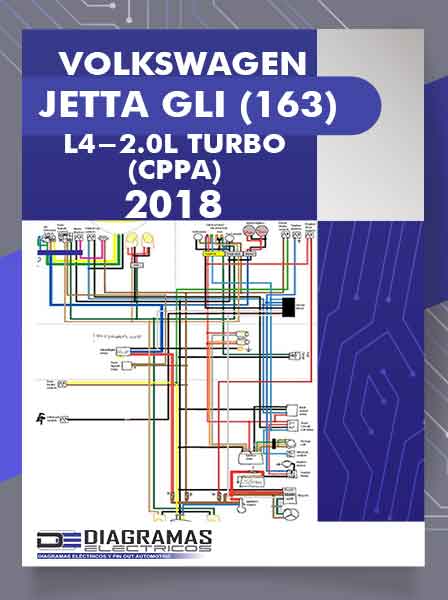Diagramas Eléctricos VOLKSWAGEN JETTA GLI (163) L4-2.0L TURBO (CPPA) 2018