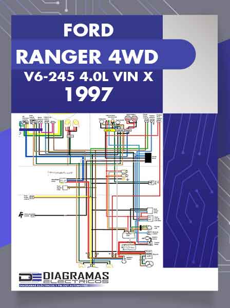 Diagramas Eléctricos FORD RANGER 4WD V6-245 4.0L VIN X SFI 1997