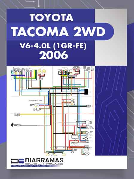 Diagramas Eléctricos TOYOTA TACOMA 2WD V6-4.0L (1GR-FE) 2006