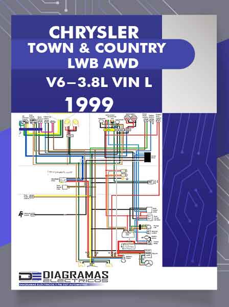Diagramas Eléctricos CHRYSLER TOWN & COUNTRY 2WD LWB AWD V6-3.8L VIN L 1999