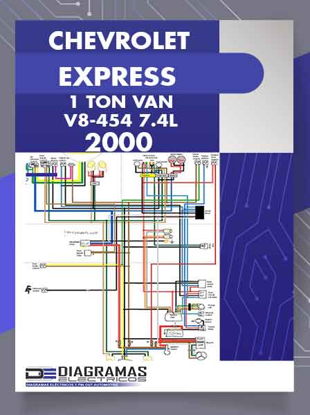Diagramas Eléctricos CHEVROLET EXPRESS 1 TON VAN V8-454 7.4L 2000